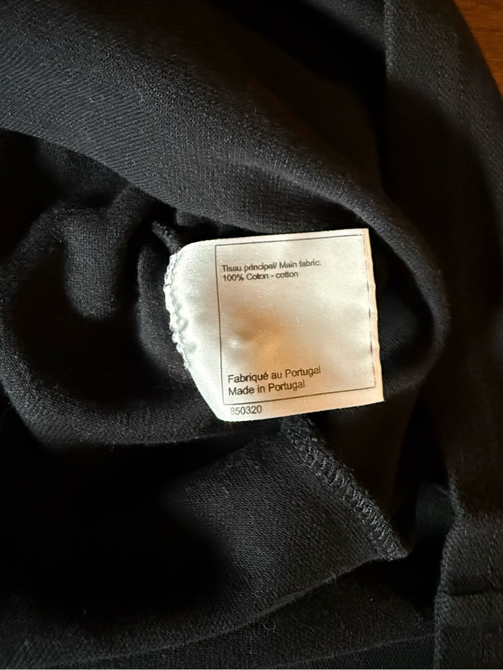 CHANEL Black Short-Sleeve Polo Tee Shirt with Subtle Logo Uniform Top - Picture 6 of 10